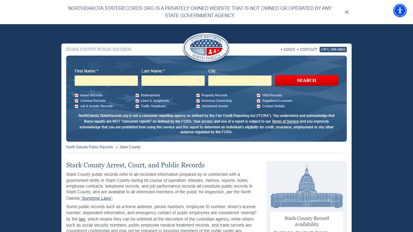 Stark County Arrest, Court, and Public Records